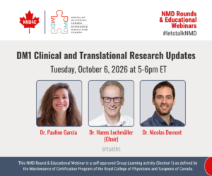 CPD-Accredited Webinar | DM1 Clinical and Translational Research Updates