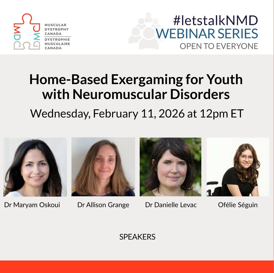 #LetstalkNMD - Home-Based Exergaming for Youth with Neuromuscular Disorders