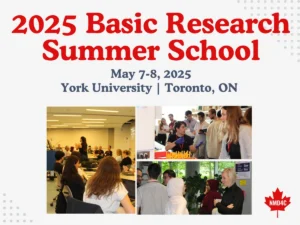 2025 Basic Research summer school to be held over May 7-8, 2025 at York University.