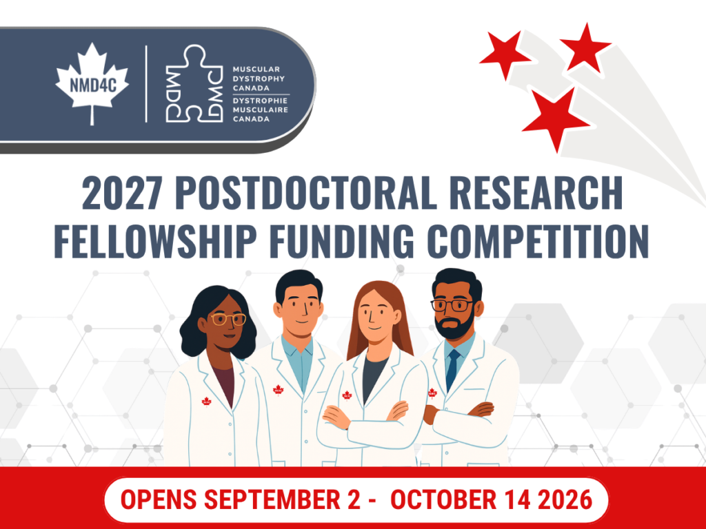 Save the Date: 2027 Neuromuscular Postdoctoral Fellowship Funding Competition