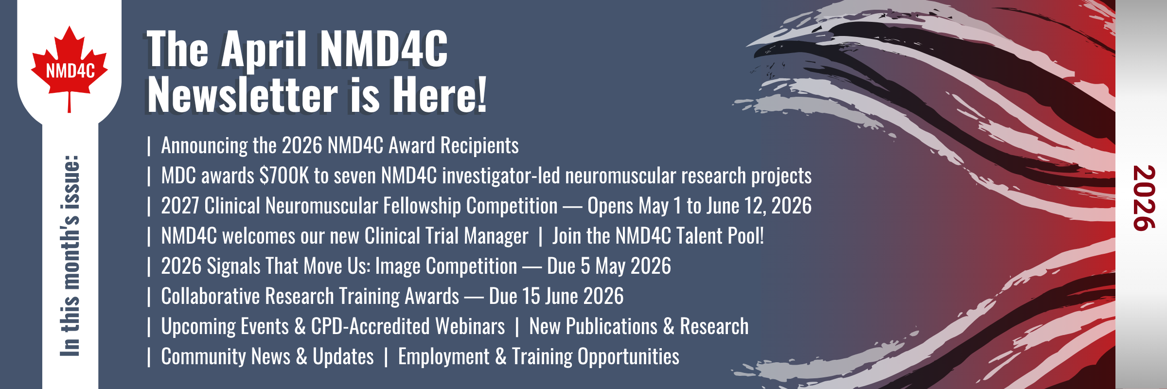 April 2026 NMD4C Newsletter