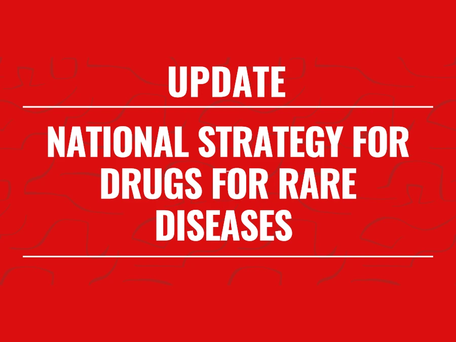 Update to national strategy for drugs for rare diseases