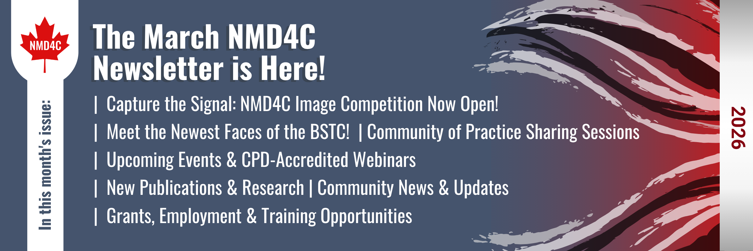 March 2026 NMD4C Newsletter