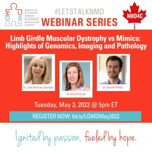 Webinar poster - LGMD vs Mimics: Highlights of Genomics, Imaging, and Pathology