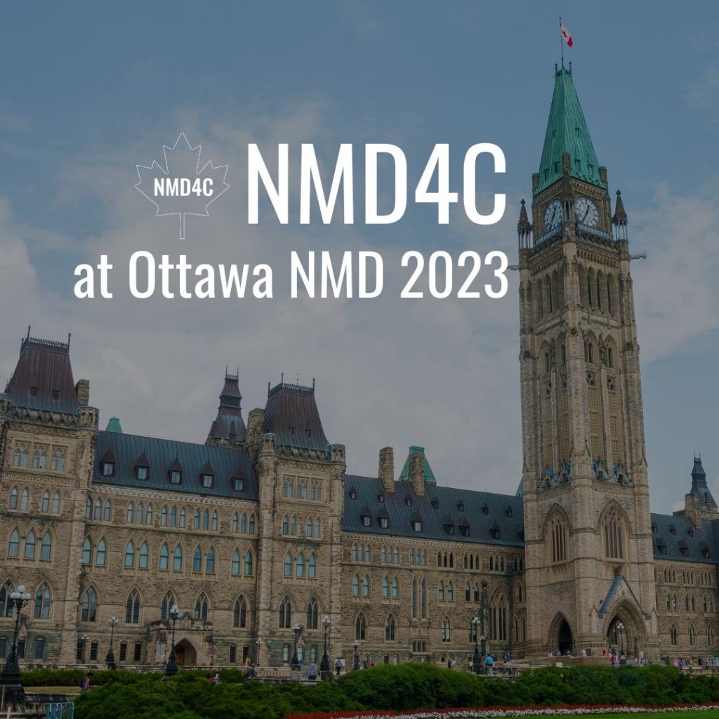 NMD4C at Ottawa NMD 2023, parliament building in Ottawa in the background.