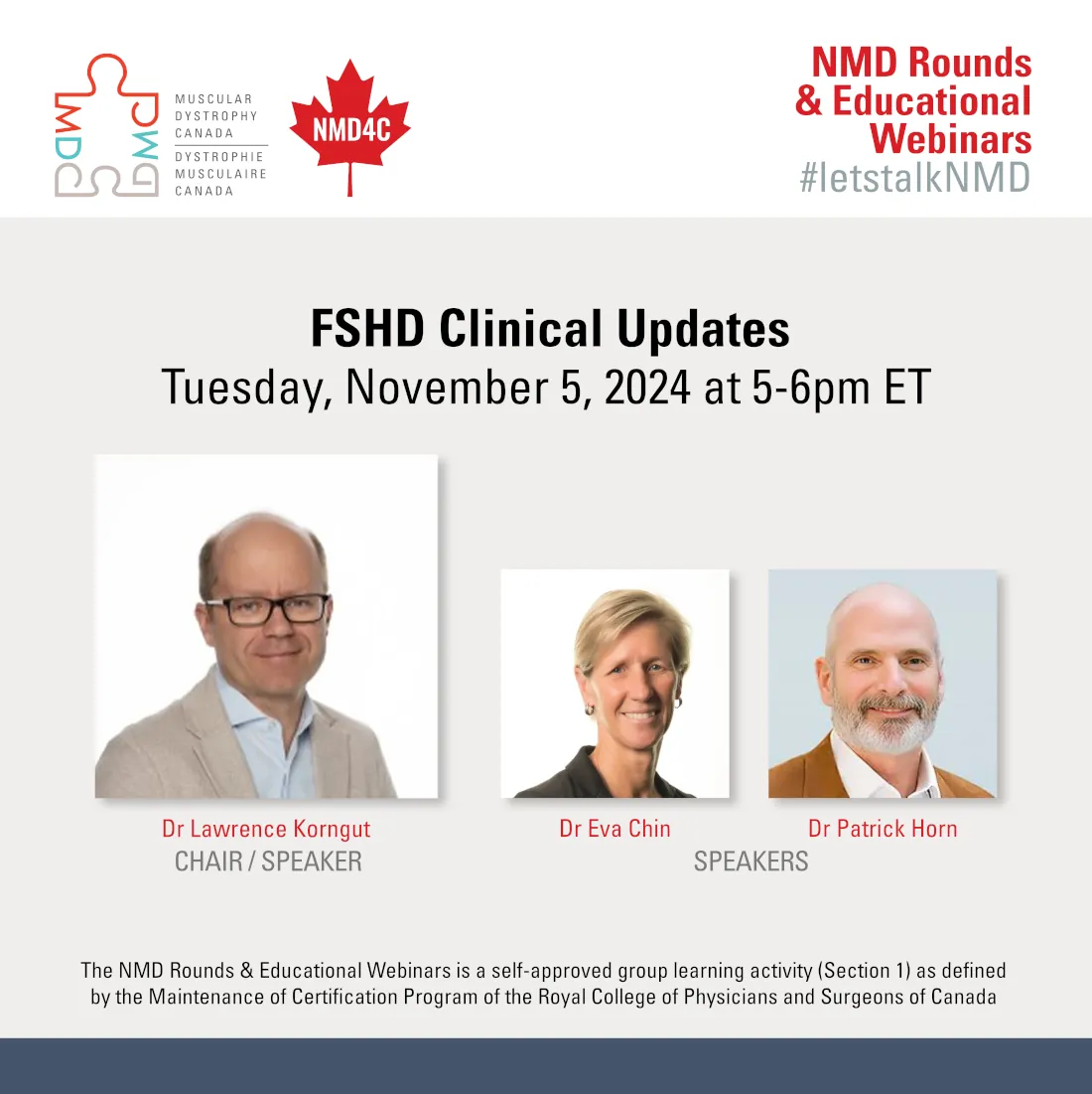 CPD-Accredited FSHD clinical updates webinar