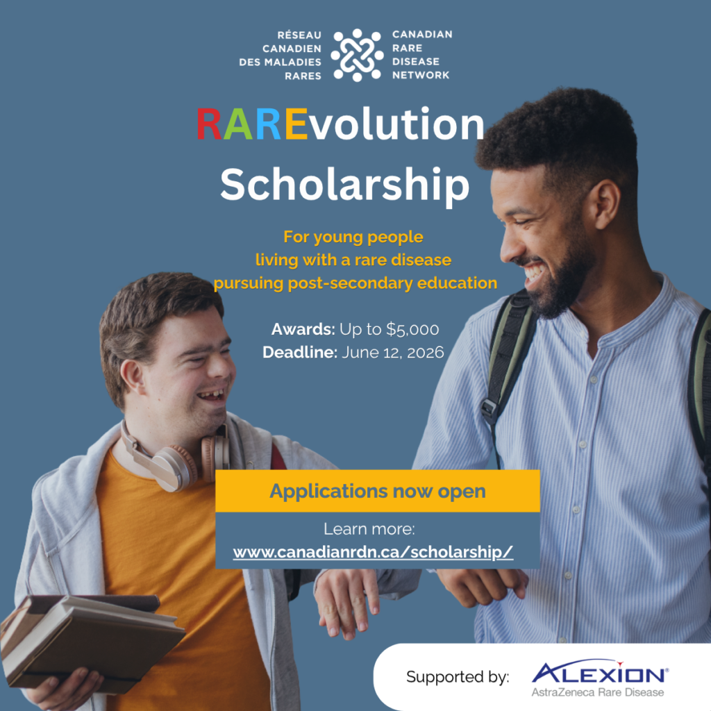 Canadian Rare Disease Network (CRDN) RAREvolution Scholarship