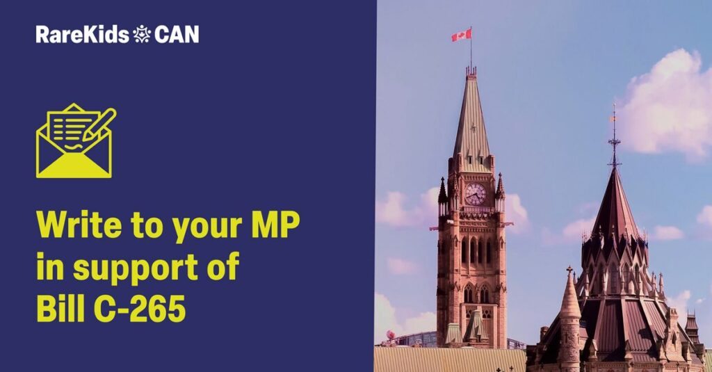RareKidsCAN_ Bill C-265 Write to your MP