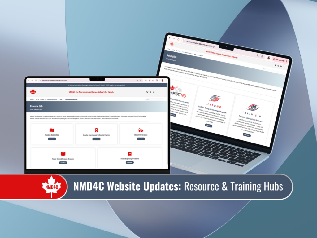 Web - NMD4C Website Updates Resource & Training Hubs