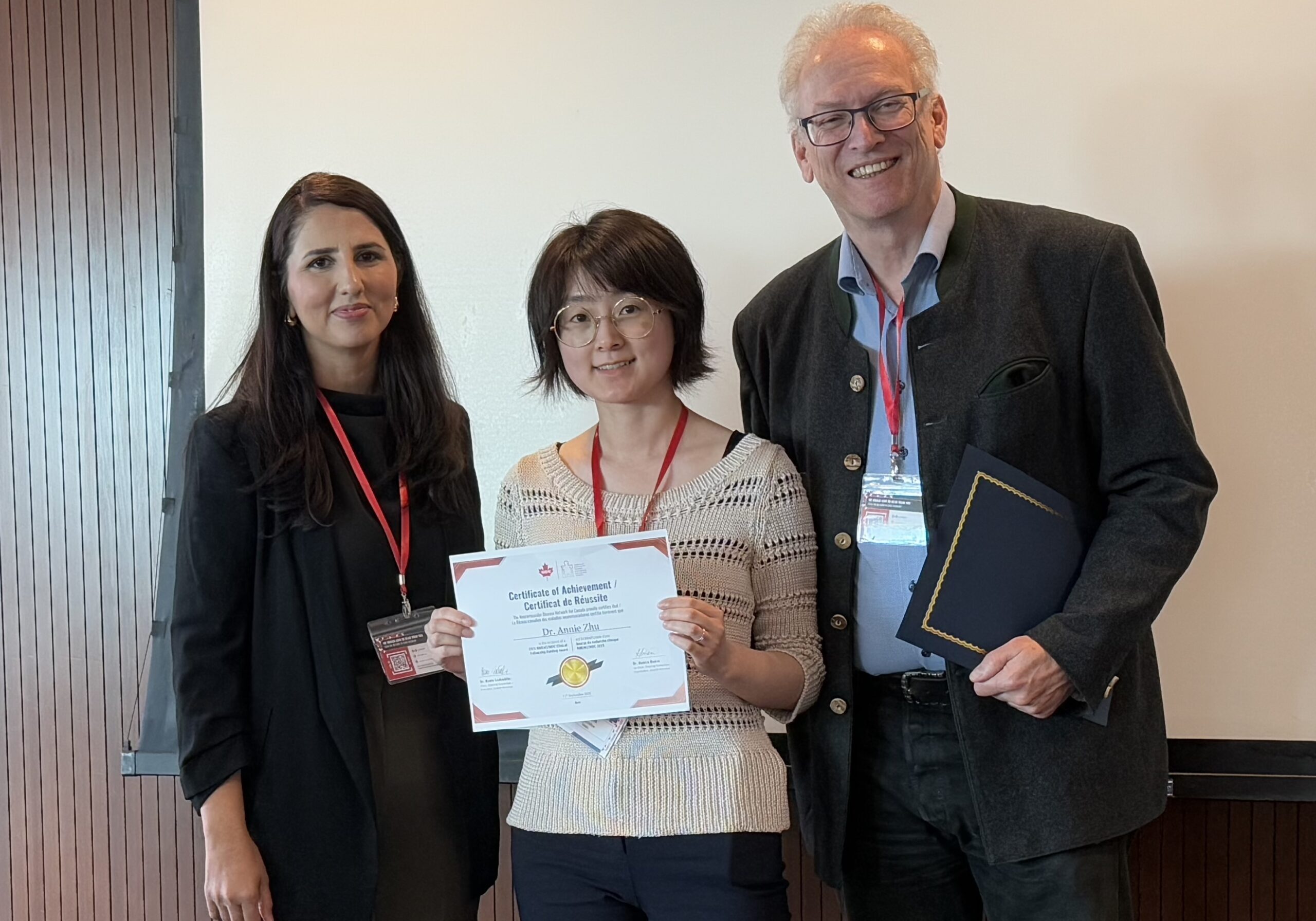 Dr. Annie Zhu - 2025 NMD4C/MDC Clinical Fellowship Funding Awardee