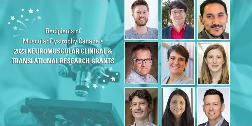 Muscular Dystrophy Canada have announced the nine projects funded through their 2023 research grants competition.