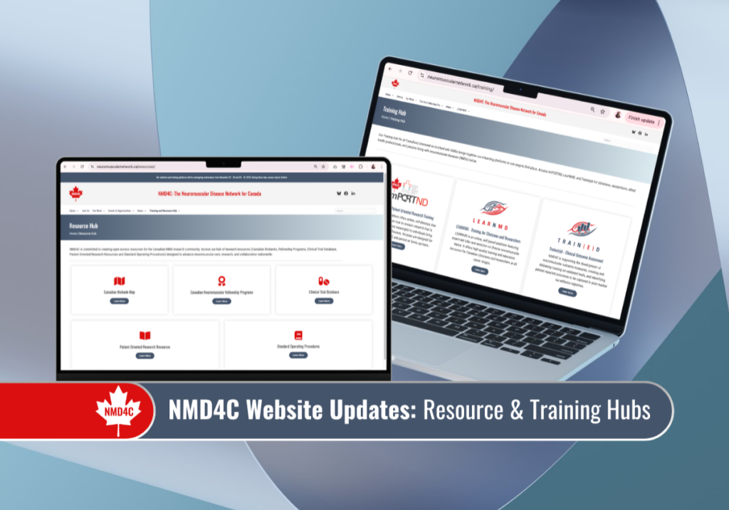 Web - NMD4C Website Updates Resource & Training Hubs