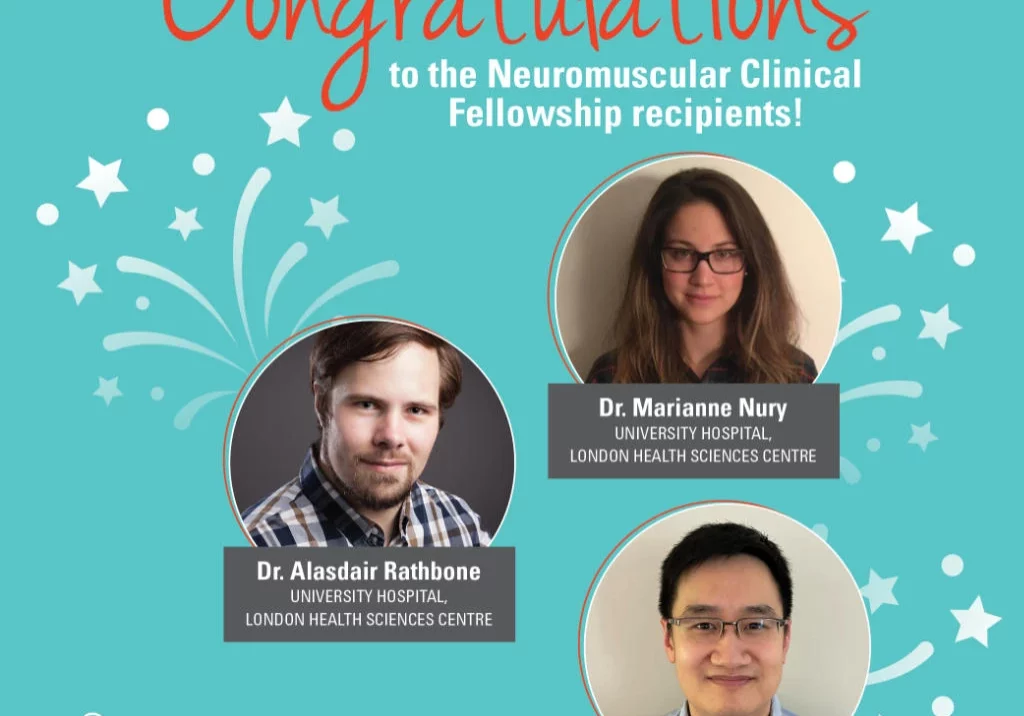 The three recipients of NMD4C, MDC and CSCN's fellowship funding competition