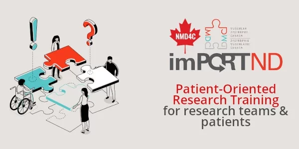 NMD4C and MDC together offer free training and support for research teams and patients to conduct patient oriented research