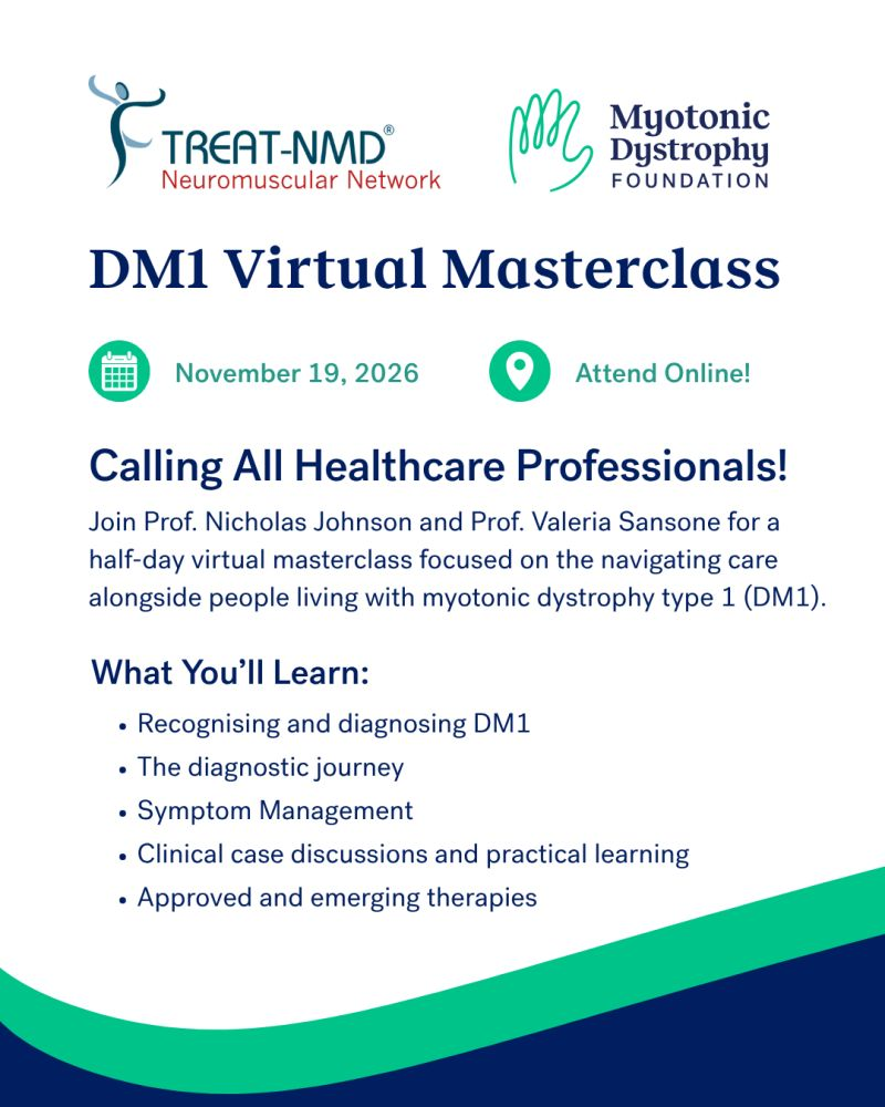 TREAT-NMD/MDF Expert Masterclass on Myotonic Dystrophy Type 1